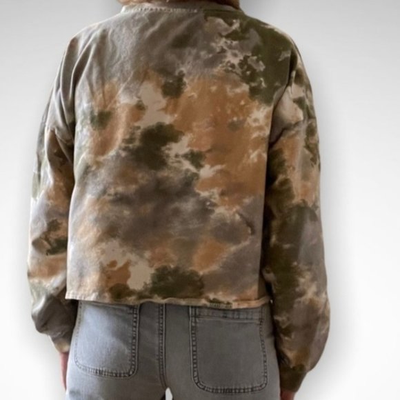 Cropped Sweatshirt 95% Cotton - Picture 3 of 6